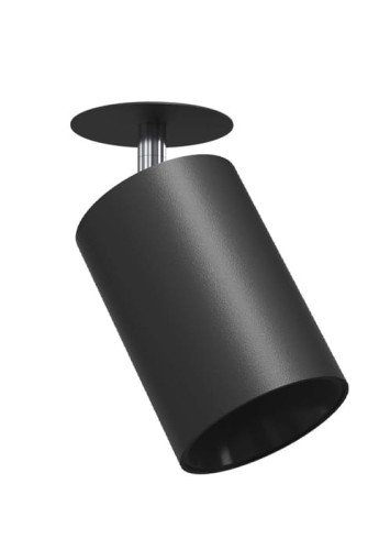 Reflektor podtynkowy wewnętrzny ACE dif 80 czarny - 1xGU10 max 10W LED 220-230V IP20