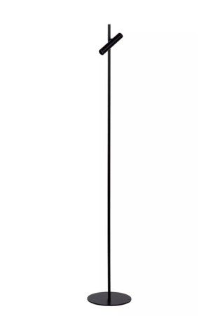 Lampa podłogowa PHILON Ø 23 cm - LED Dim 1x4,5W 3000K 700lm 230V IP20 Czarna 