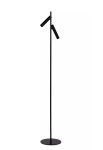 Lampa podłogowa PHILON Ø 23 cm - LED Dim 2x4,5W 3000K 2x700lm 230V IP20 Czarna