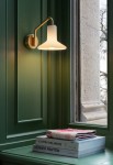 Kinkiet naścienny OLLY APPLIQUE TOL110-0141 satin brass - 1xLED max 5W E14 220V IP20 - TATO