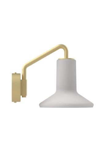 Kinkiet naścienny OLLY APPLIQUE TOL110-0141 satin brass - 1xLED max 5W E14 220V IP20 - TATO