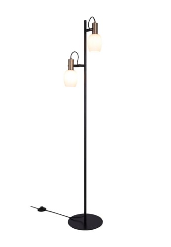 Lampa podłogowa ARILD czarny - 40W E14 220-240V IP20