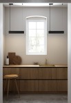 Lampa wisząca wewnętrzna BEAU 50 czarna - S14S 8W 2700K 750lm 220-240V IP20