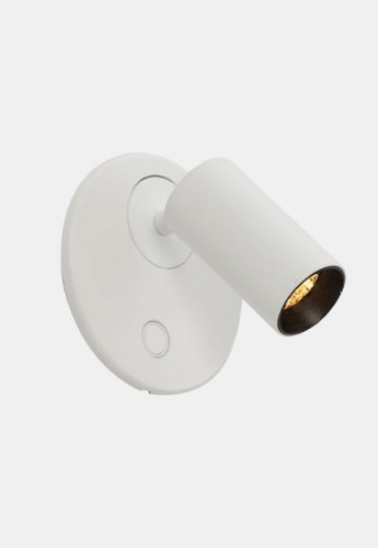Lampa ścienna wewnętrzna CHIC biały - LED 3.9W 2700K 200lm TOUCH DIMMING IP20 - LEDS C4