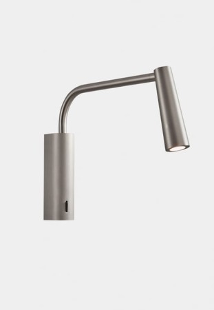 Lampa ścienna wewnętrzna GAMMA EXTEND nikiel satynowy - LED 3.2W 2700K 137lm ON-OFF IP20 - LEDS C4 