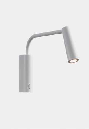 Lampa ścienna wewnętrzna GAMMA EXTEND biały - LED 3.2W 2700K 137lm ON-OFF IP20 - LEDS C4