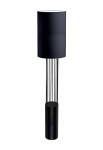 Lampa podłogowa czarna z czarnym abażurem IHI - LED E27 20W 220-230V IP20