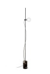 Lampa podłogowa wewnętrzna EVA PT1 czarna - E27 max 1x60W 220-240V AC IP20