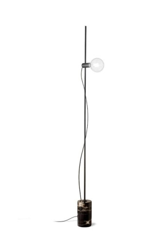 Lampa podłogowa wewnętrzna EVA PT1 czarna - E27 max 1x60W 220-240V AC IP20