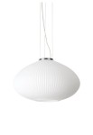 Lampa wisząca wewnętrzna PLISSE' SP1 D45 chrom - E27 1x60W 220-240V AC IP20