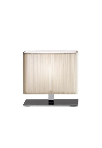 Lampa stołowa CLAVIUS XP piaskowy-chrom - E14 1x42W 220-240V AC IP20 - AXOLIGHT