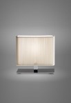 Lampa stołowa CLAVIUS XP piaskowy-chrom - E14 1x42W 220-240V AC IP20 - AXOLIGHT