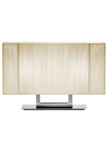 Lampa stołowa CLAVIUS G piaskowy-chrom - E27 2x70W 220-240V AC IP20 - AXOLIGHT