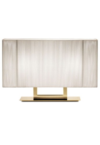 Lampa stołowa CLAVIUS G biały-złoty - E27 2x70W 220-240V AC IP20 - AXOLIGHT