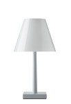 Lampa stołowa DINA T1 biały-srebrny - LED 8,2W 2700K 600lm 220-240V 50 Hz IP20 - ROTALIANA