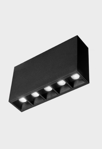 Lampa sufitowa wewnętrzna NSES czarny-czarny - LED 10W 2700K 835lm 30º 220-240V IP20 - KOHL Light