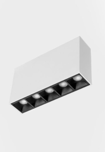 Lampa sufitowa wewnętrzna NSES czarny-biały - LED 10W 3000K 875lm 15º 220-240V IP20 - KOHL Light