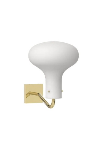 Kinkiet naścienny GALLERIA TGA210-0940 brass - 1xLED max 8W E27-220V IP20 - TATO