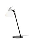 Lampa stołowa LUXY T0 GLAM metaliczny czarny-błyszczący biały - 1xE14 LED 220-240V 50 Hz IP20 - ROTALIANA