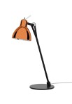 Lampa stołowa LUXY T0 GLAM metaliczny czarny-błyszczący miedziany - 1xE14 LED 220-240V 50 Hz IP20 - ROTALIANA